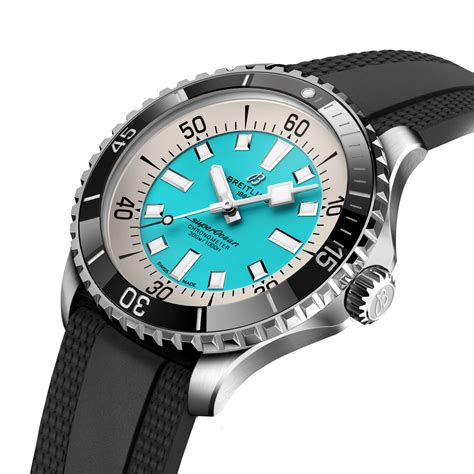 breitling superocean 44 turquoise.